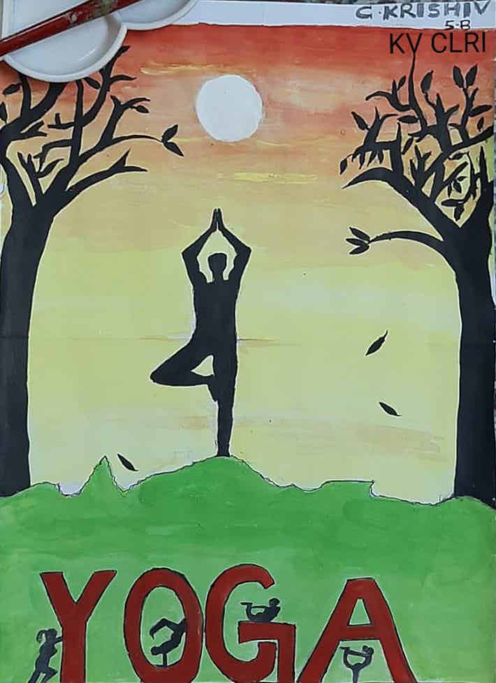 31 Yoga Day Sketching ideas | yoga day, yoga, world yoga day-saigonsouth.com.vn