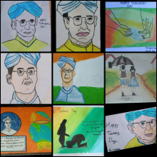 TEACHER'S DAY 2020- PAINTINGS BY STUDENTS