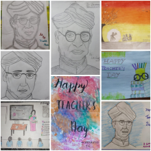 TEACHER'S DAY 2020- PAINTINGS BY STUDENTS