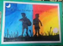 TEACHER'S DAY 2020- PAINTINGS BY STUDENTS