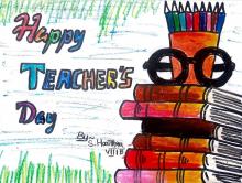 TEACHER'S DAY 2020- PAINTINGS BY STUDENTS