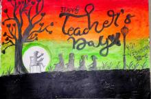 TEACHER'S DAY 2020- PAINTINGS BY STUDENTS